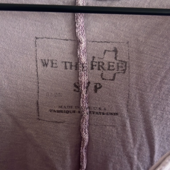 Free People We The Free Name Longline Tunic Tank Purple Hue Small - Picture 3 of 8